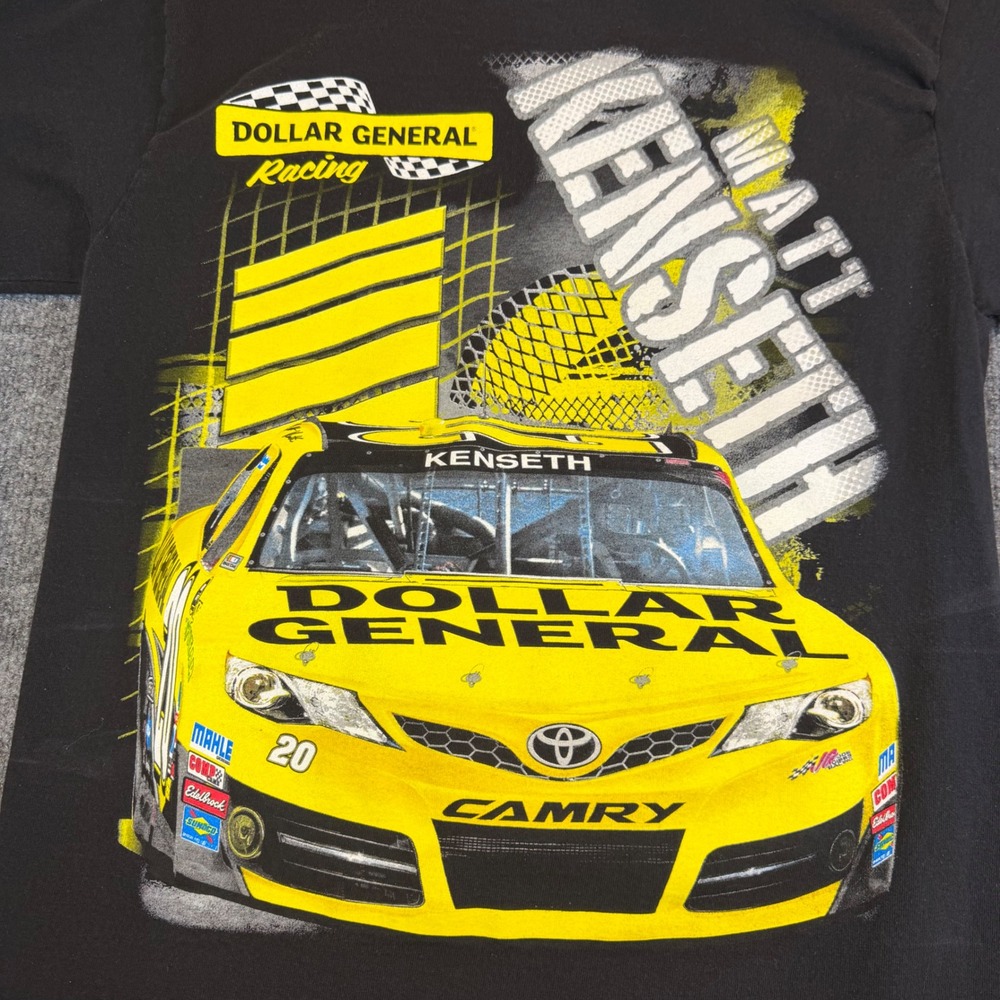 Vintage Y2K Matt Kenseth‎ NASCAR Racing T-Shirt Mens Medium Black Dollar General